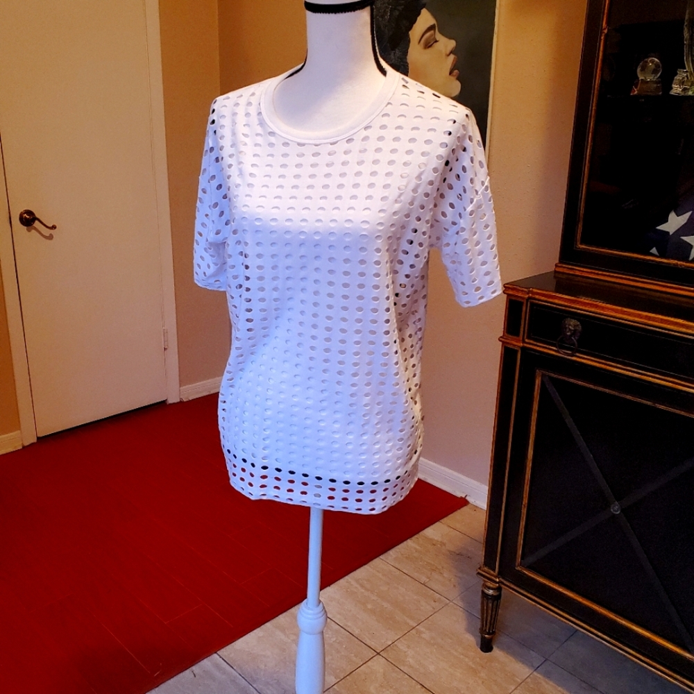 T Alexander Wang white Top